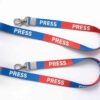PRESS Media ID Card Lanyard Holder for Journalists & Reporters