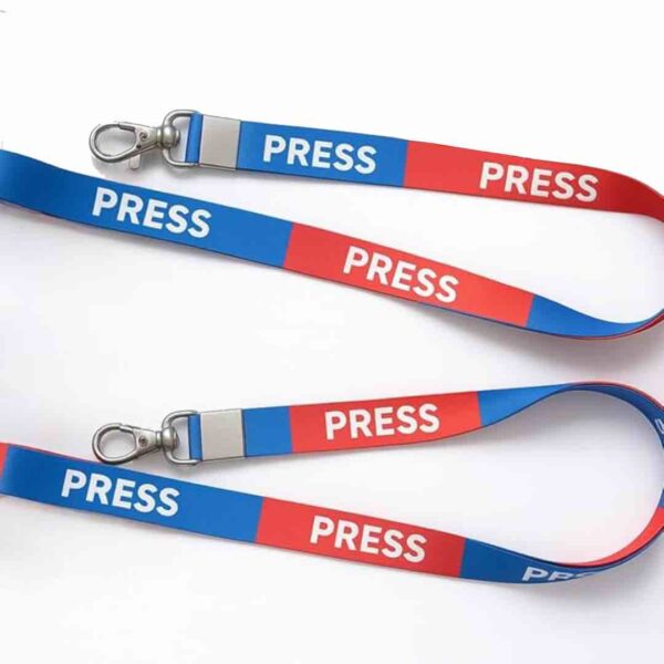 PRESS Media ID Card Lanyard Holder for Journalists & Reporters