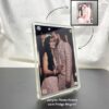 Personalized Acrylic Magnetic Photo Frame with Removable Stand - Fridge Magnet Photo Frame